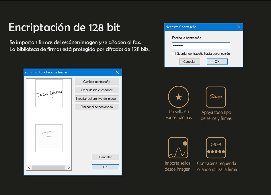 Firmas y Sellos Electrónicos de 128 bit